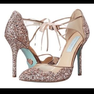 shoes by Betsy Johnson / SB Stella champagne